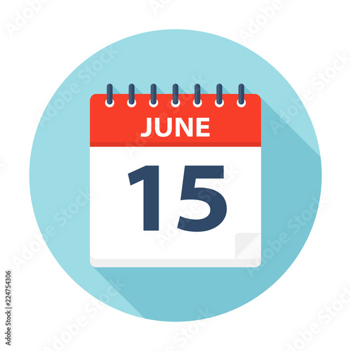 June 15 - Calendar Icon