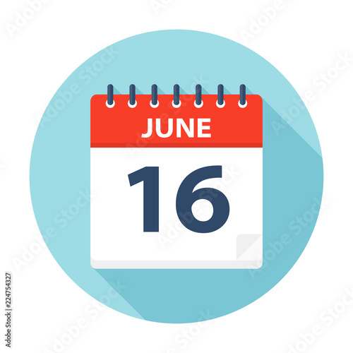 June 16 - Calendar Icon