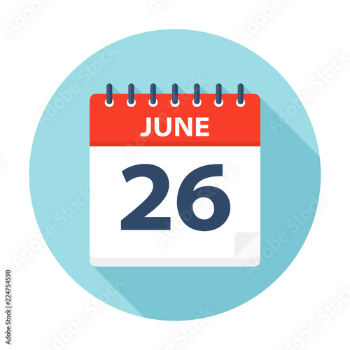 June 26 - Calendar Icon