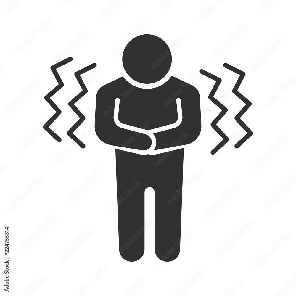 the-man-is-shaking-chills-stock-vector-adobe-stock