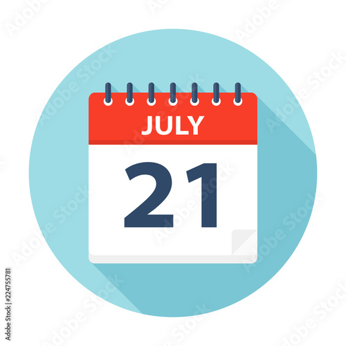 July 21 - Calendar Icon