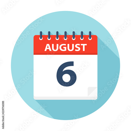 August 6 - Calendar Icon