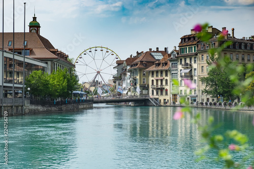 View of the city Thun photo