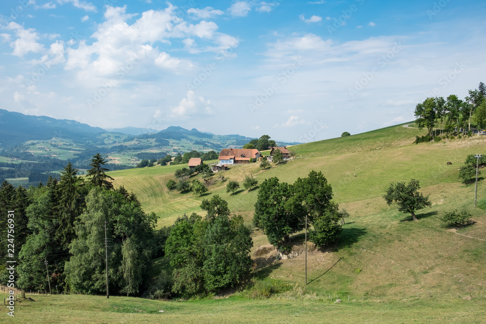 Obraz premium Beautiful landscape Swiss