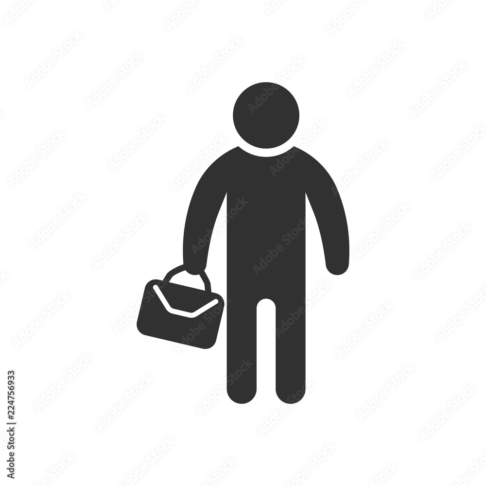 the man with the briefcase