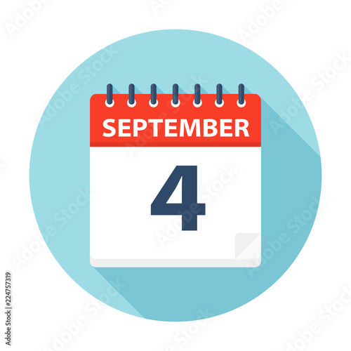 September 4 - Calendar Icon