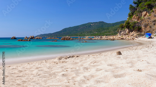 Plage de cupabia, pose longue, serra di ferro, Corse, France