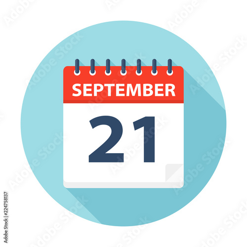 September 21 - Calendar Icon
