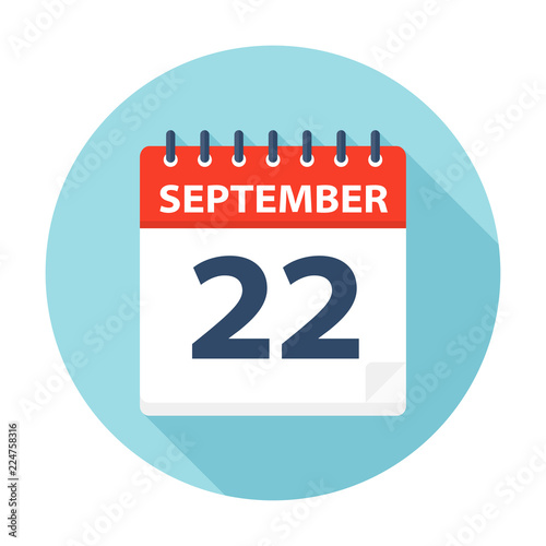 September 22 - Calendar Icon