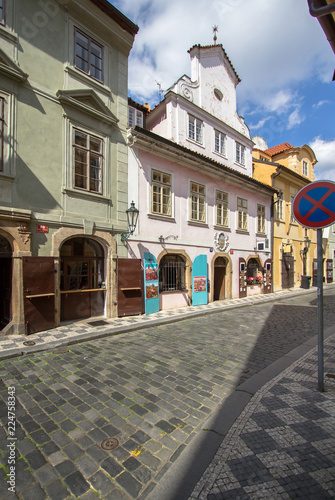 Historical buildings in old town in Prague, Czech republic © robertdering