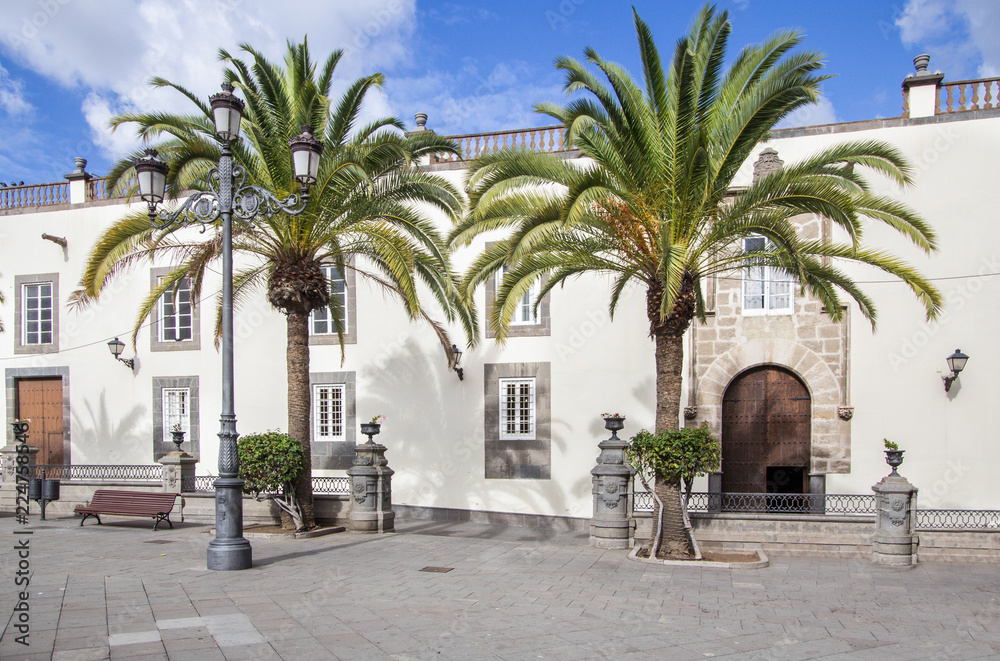 Cityscape with houses in Las Palmas, Gran Canaria, Spain