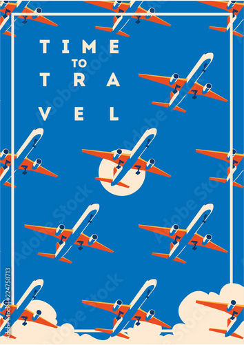 Time to Travel and Summer Holiday poster.