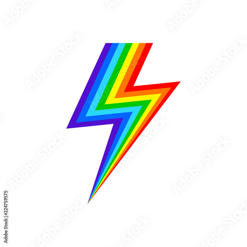 rainbow lightning