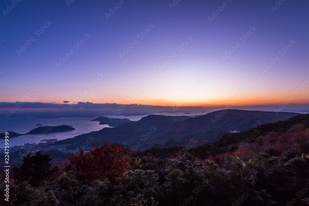 Obraz premium 瀬戸の夕景