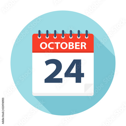 October 24 - Calendar Icon
