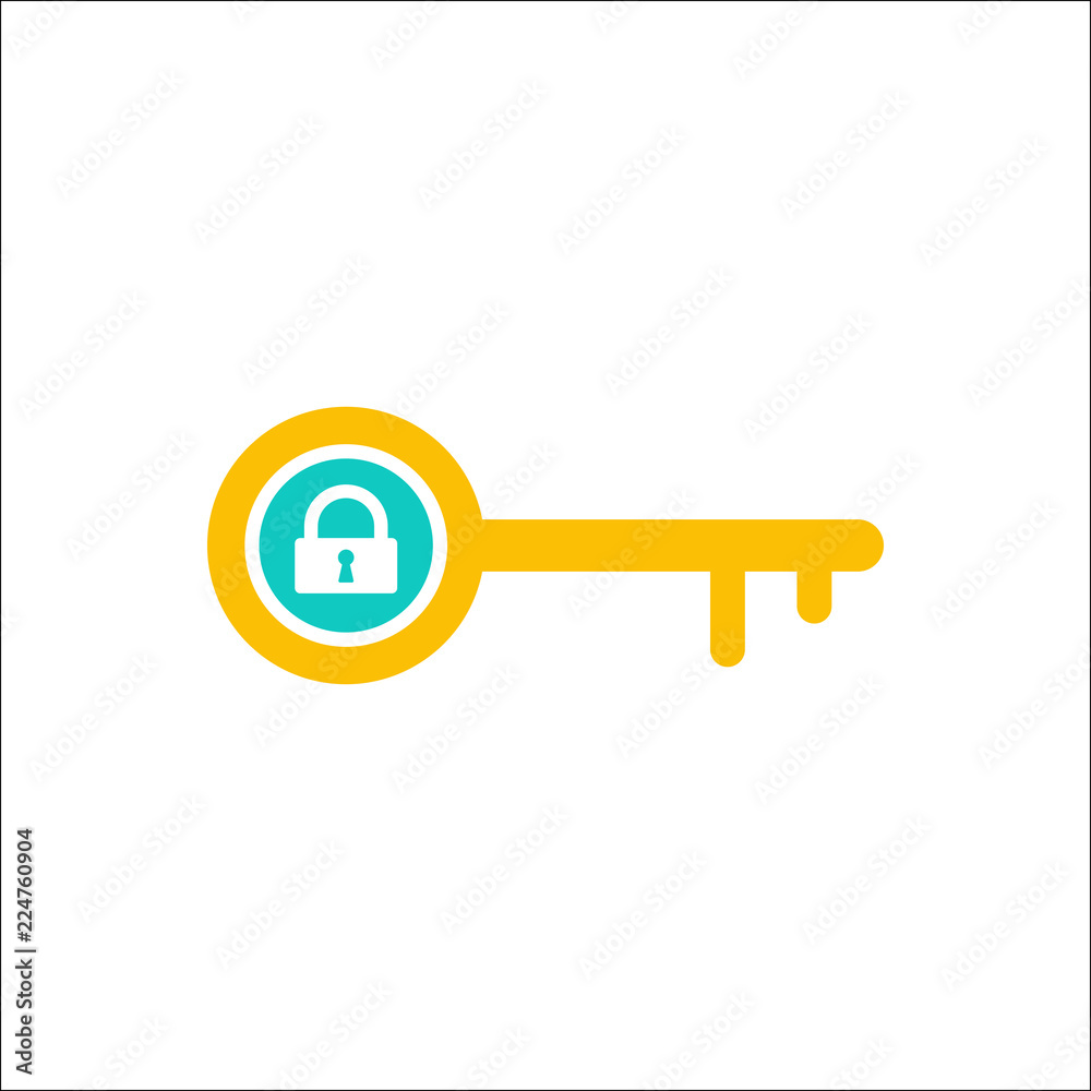 Key icon, Access, lock, locked, security icon with padlock sign. Key icon and security, protection, privacy symbol Key icon, Access, lock, locked, security icon with padlock sign. Key icon and security, protection, privacy symbol