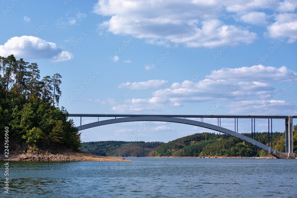 Fototapeta premium bridge over the river