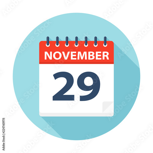 November 29 - Calendar Icon