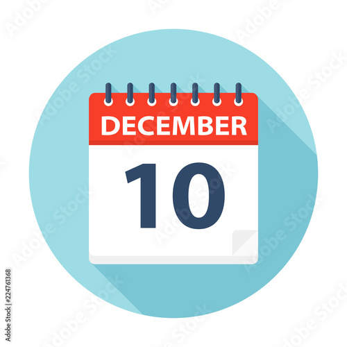 December 10 - Calendar Icon