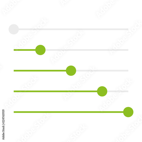Volume settings bar