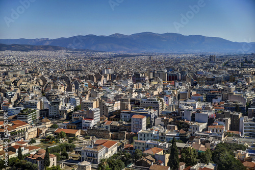 Athens skyline from the Acropolis