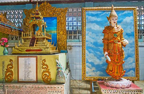 Visit Ngar Htat Gyi Buddha Temple, Yangon, Myanmar photo