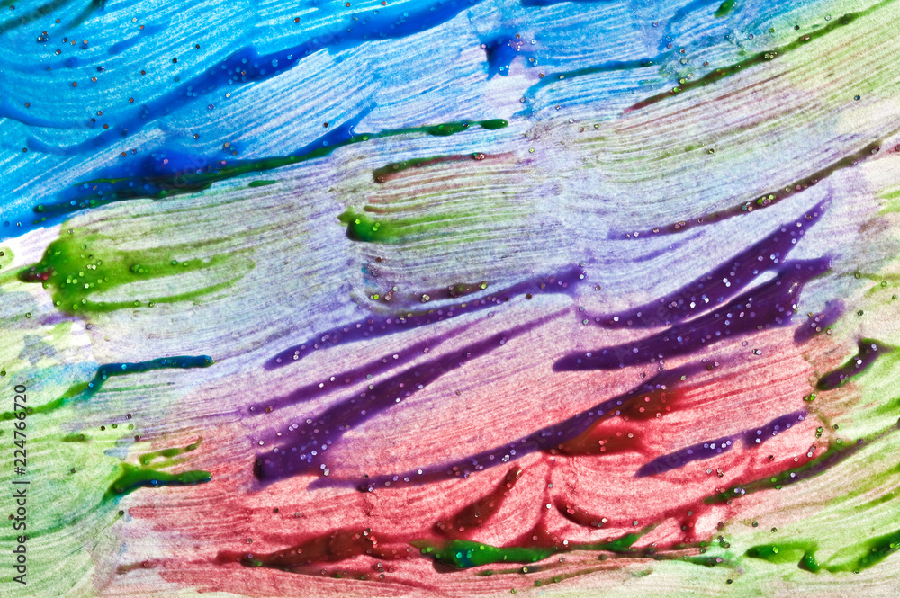 multicolored paint strokes background