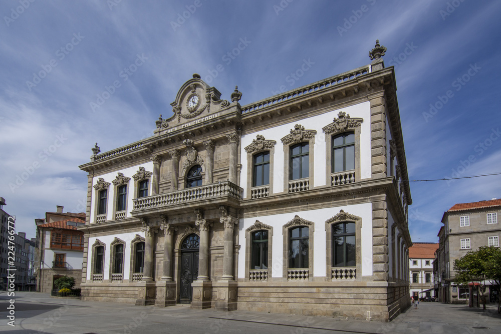 Fachada del ayuntamiento de Pontevedra