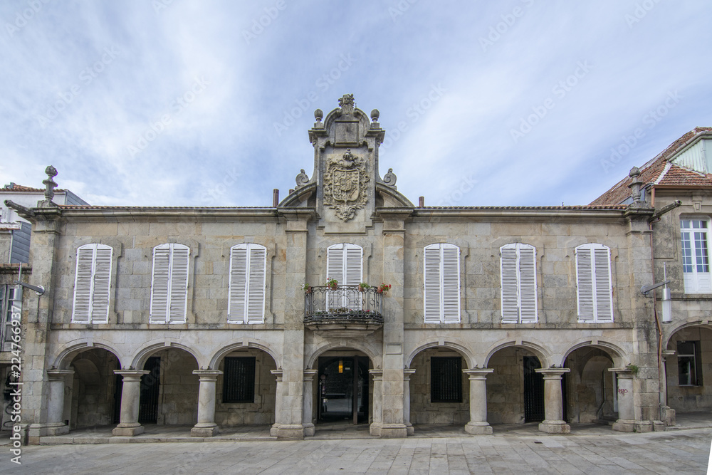 Pazo de Mugartegui en el centro historico de Pontevedra