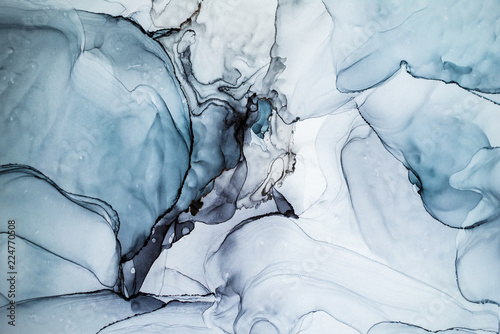 Obraz na płótnie lód wzór pejzaż woda obraz