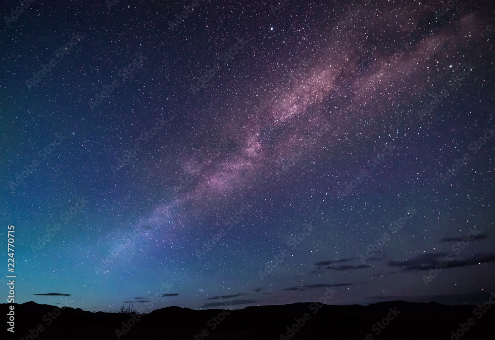Vaporwave Milky Way Night Sky