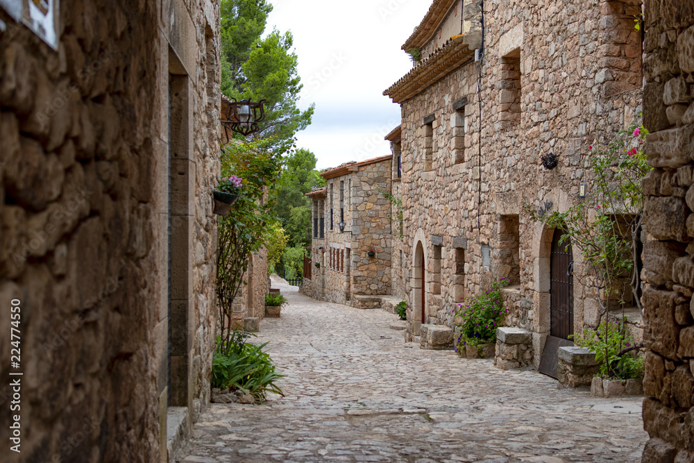 Streets of Romanesque architecture, from a town in southern Spain called Siurana.