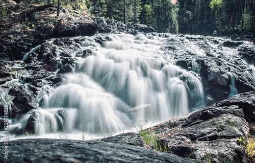 waterfall in forest