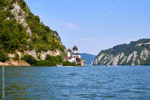 Church on the shore of Danube Big Boilers 