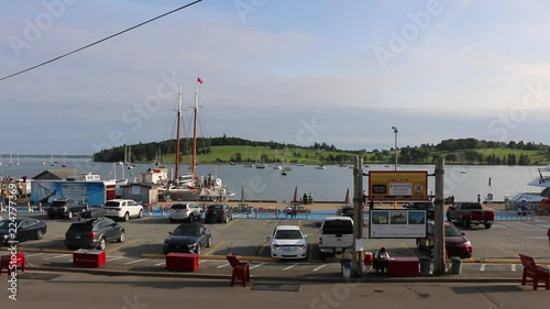 A View Of Lunenburg Harbour On A Bright Summer Day Lunenburg Nova Scotia Canada