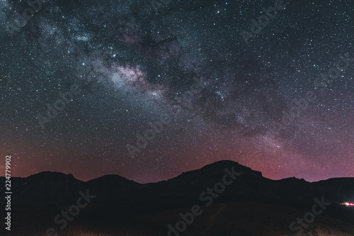 Milkyway and astrophotography at night, Tenerife Spain