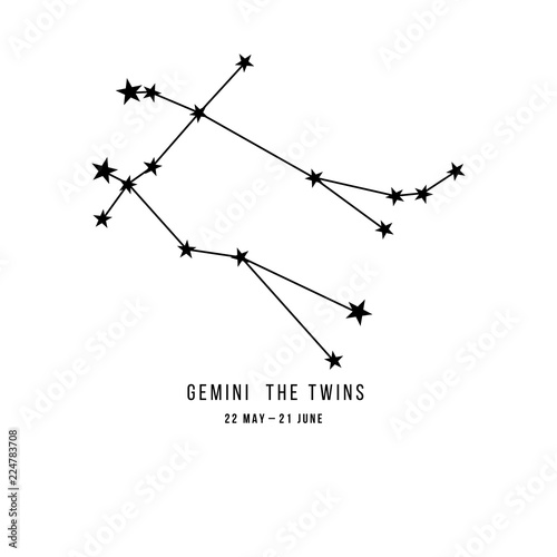 Zodiac constellation Gemini