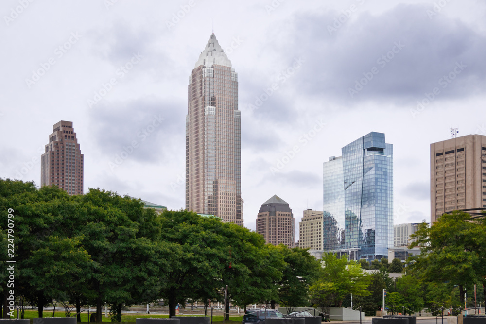 Fototapeta premium Cleveland skyline