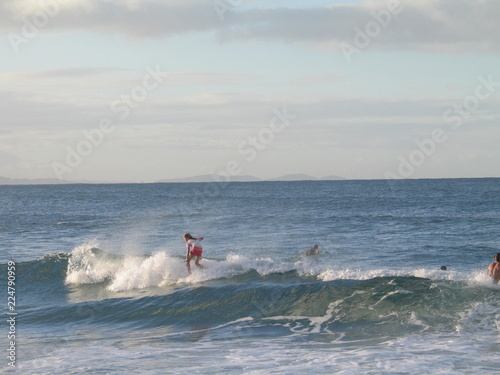 Australia's surfing coast. Byron Bay, Surfers Paradise
