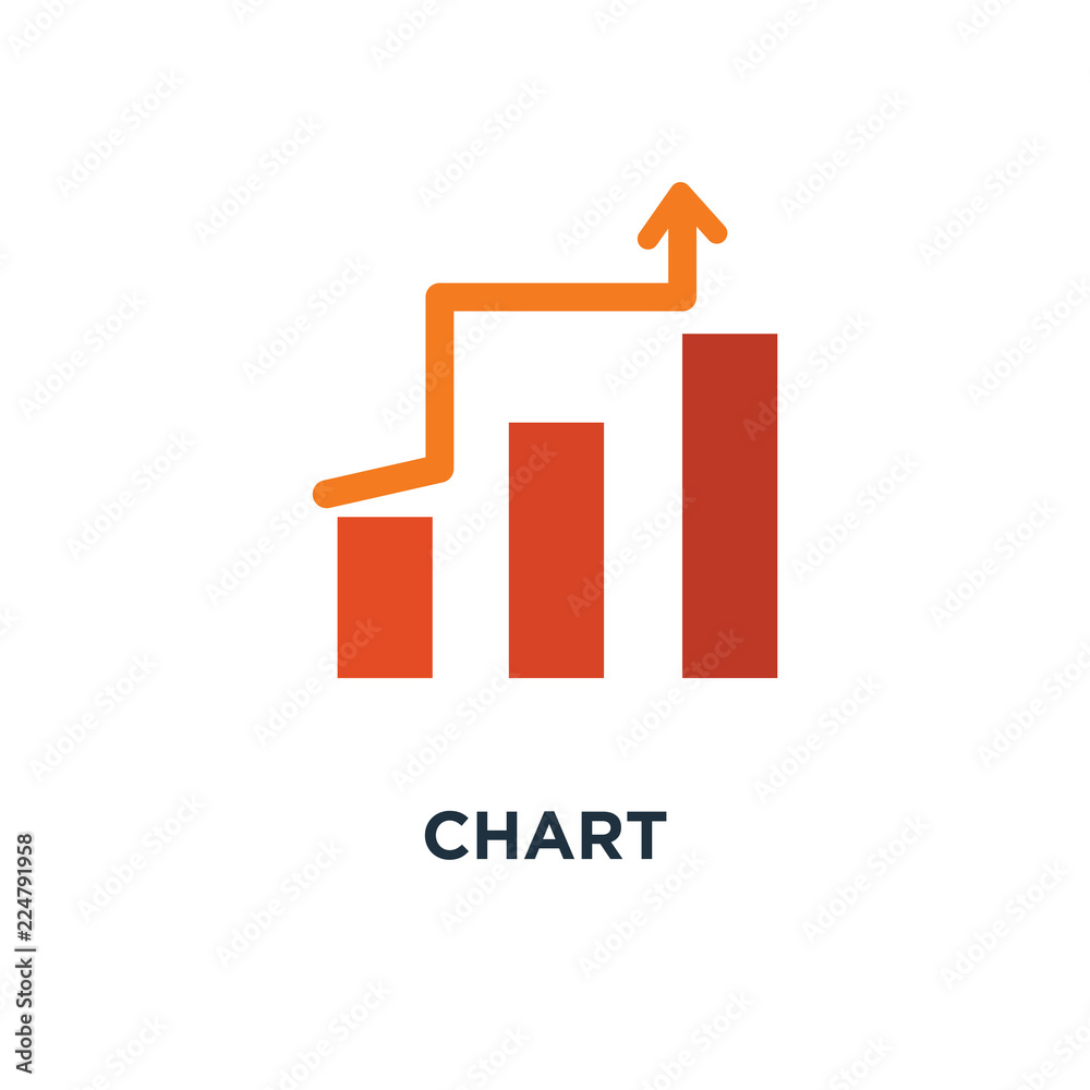 chart icon. bar graph concept symbol design, infographics bar chart, data diagram vector illustration chart icon. bar graph concept symbol design, infographics bar chart, data diagram vector illustration
