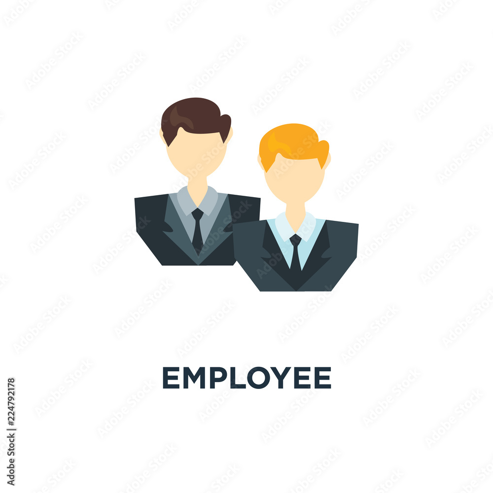 employee icon. group people concept symbol design, business team vector illustration
