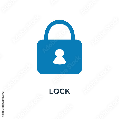 lock icon. padlock concept symbol design, security safety vector