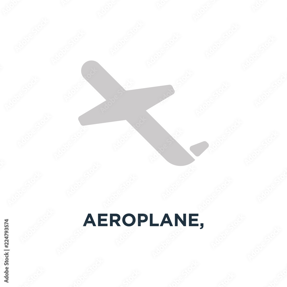 aeroplane, airplane, travel icon. airline flight concept symbol