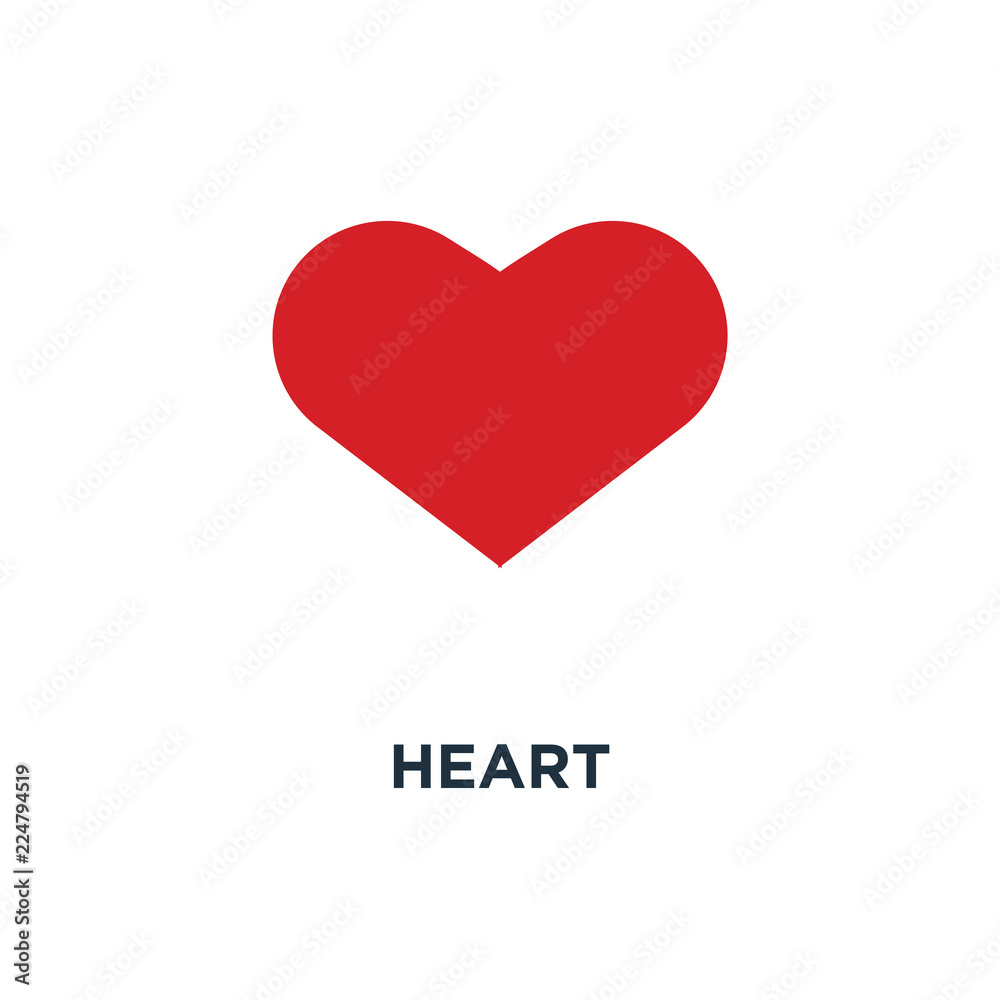 heart icon. like concept symbol design, vector illustration