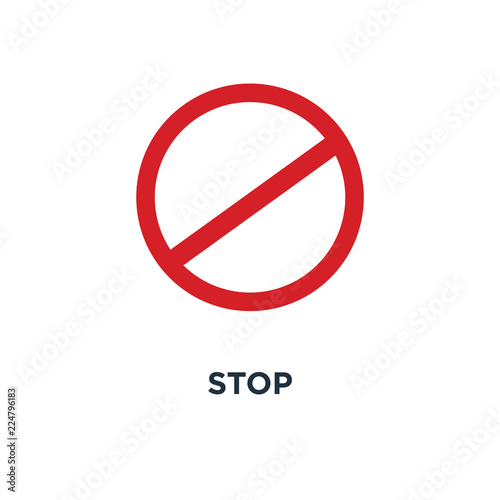 Free Download stop sign, stop icon. stop . red warning concept symbol design, - GFXLoad