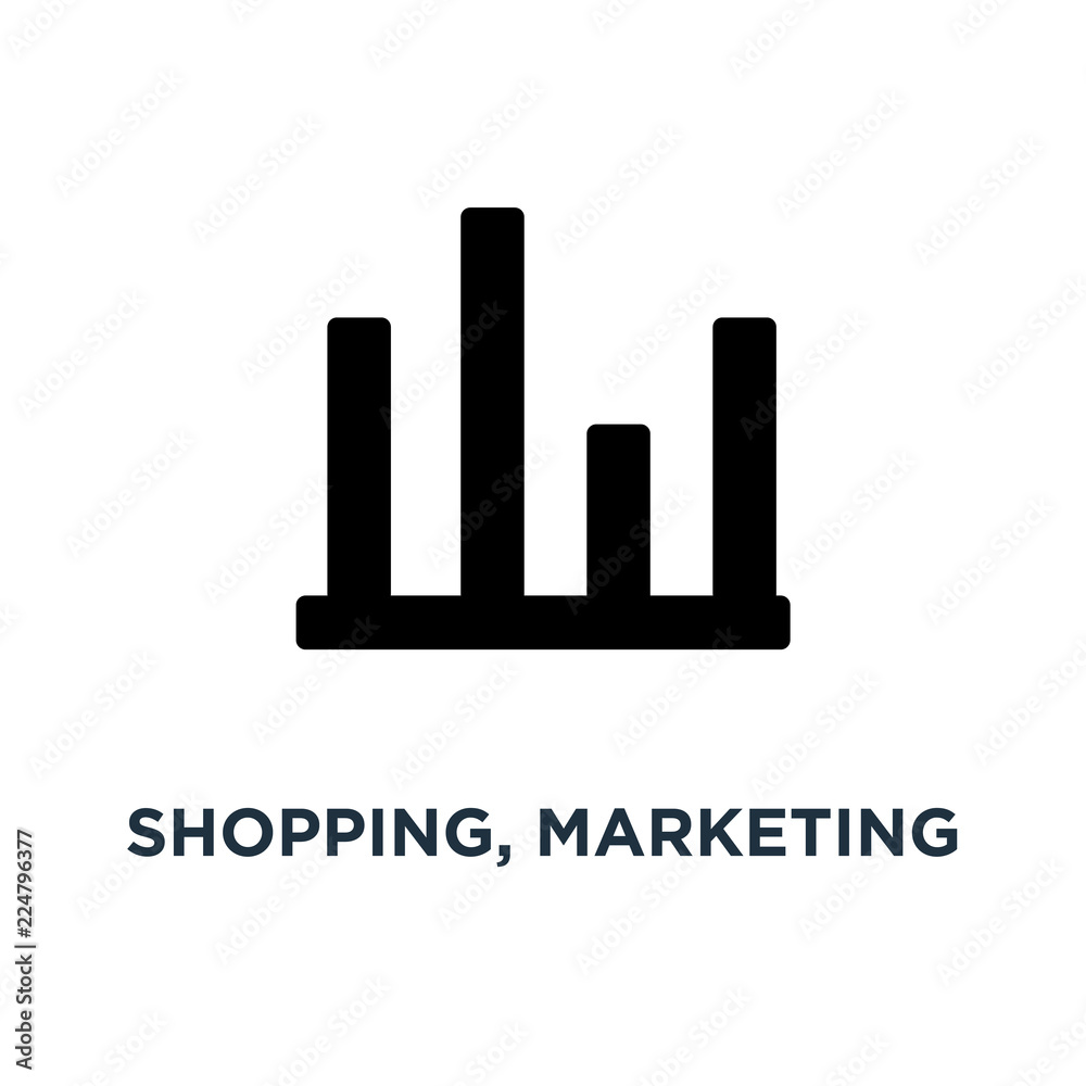 shopping, marketing and sale icons icon. shopping illustrations