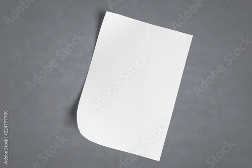 Close up of blank unfolded sheet of © BillionPhotos.com