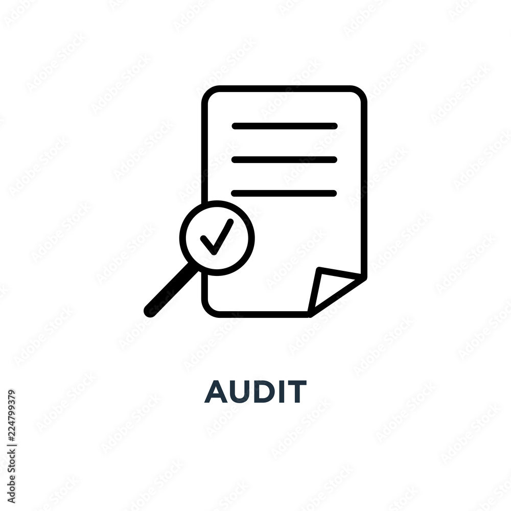 audit icon. audit concept symbol design, vector illustration audit icon. audit concept symbol design, vector illustration