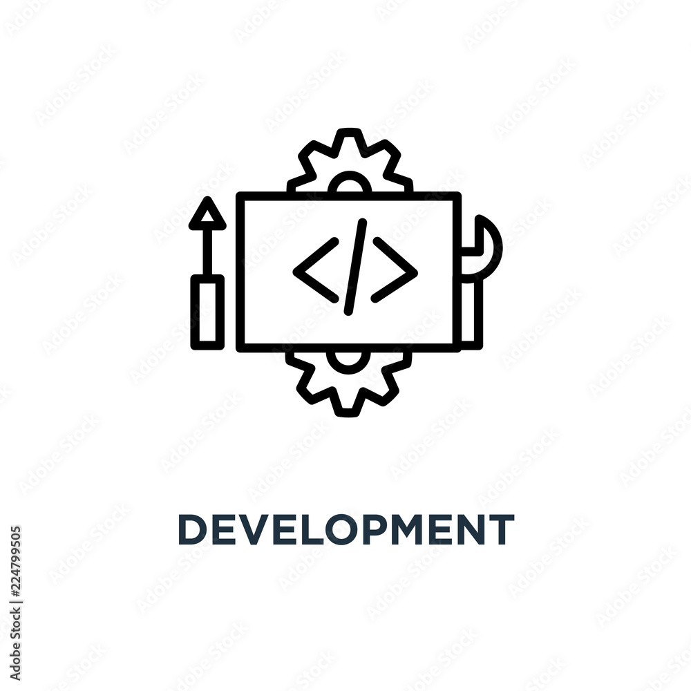 development icon. development concept symbol design, vector illustration