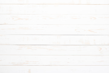 Top view of white wood texture background, wooden table.